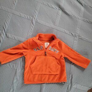 🔥5 FOR $25🔥18-24M Old Navy Pullover 3/4 Zip Hoodie